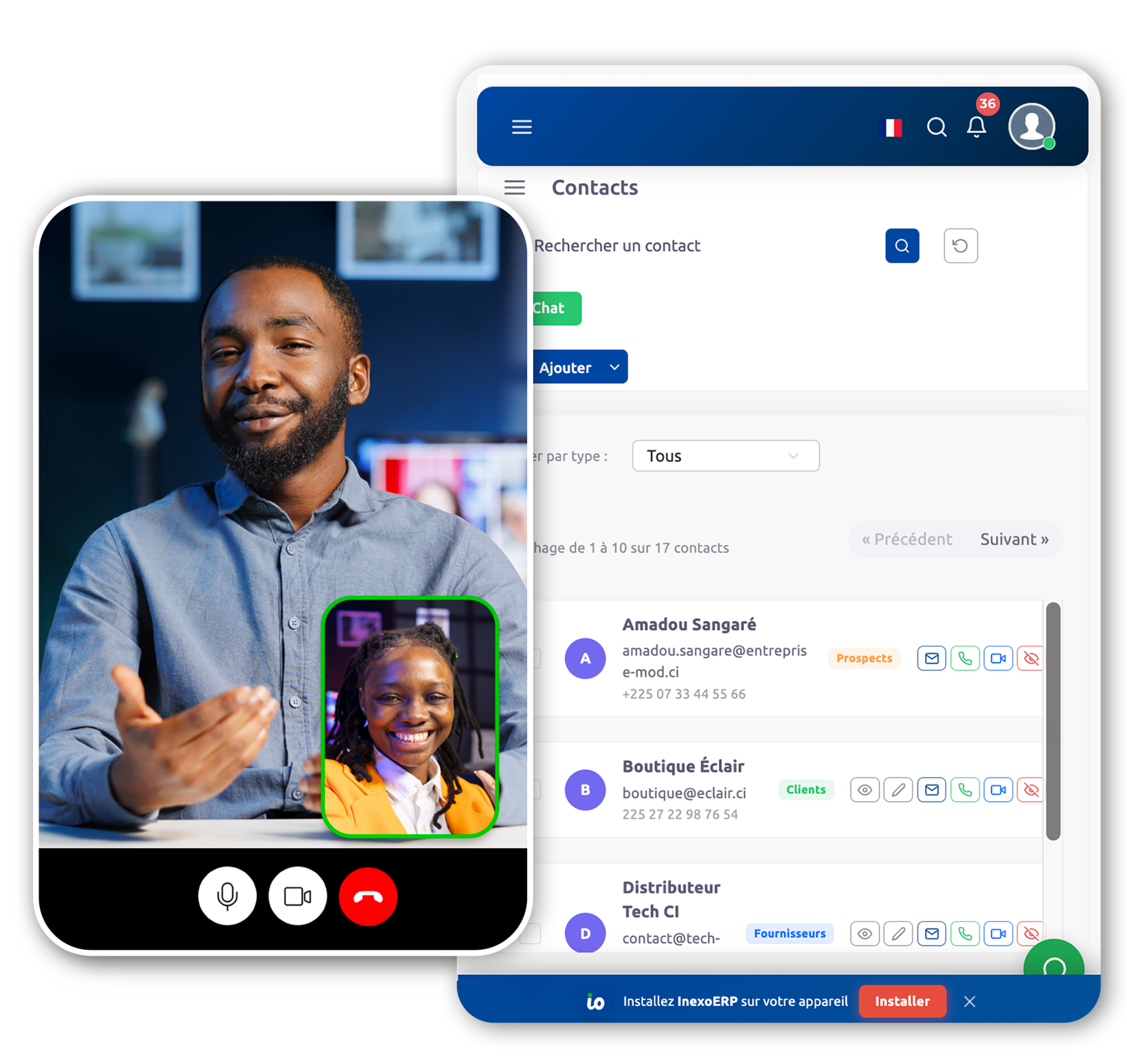 Inexo ERP Collaboration